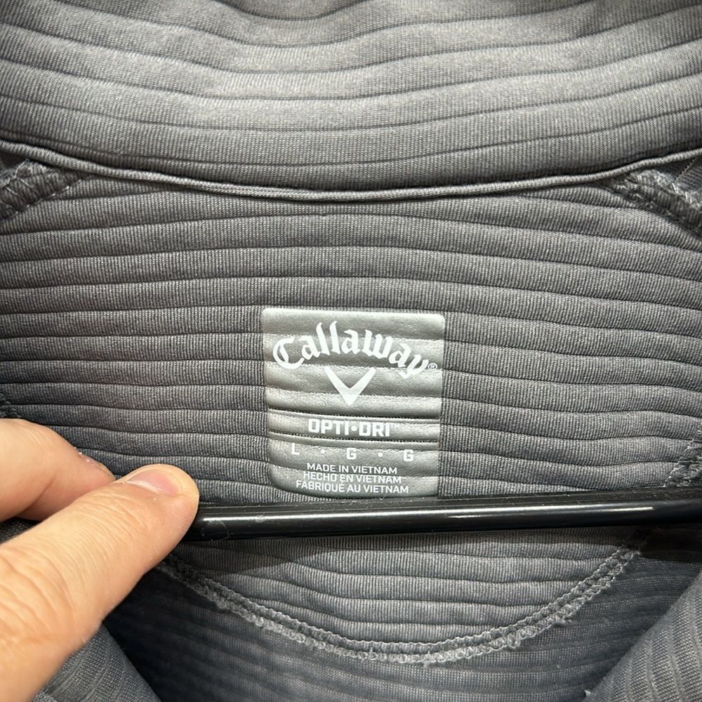 Callaway Opti-Dri Quarter Zip Pullover Sweater - Picture 2 of 4